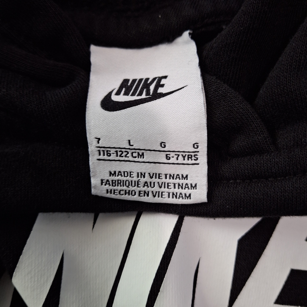 Nike Black and White Hoodie